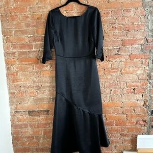 Full-length black dress - gorgeous!